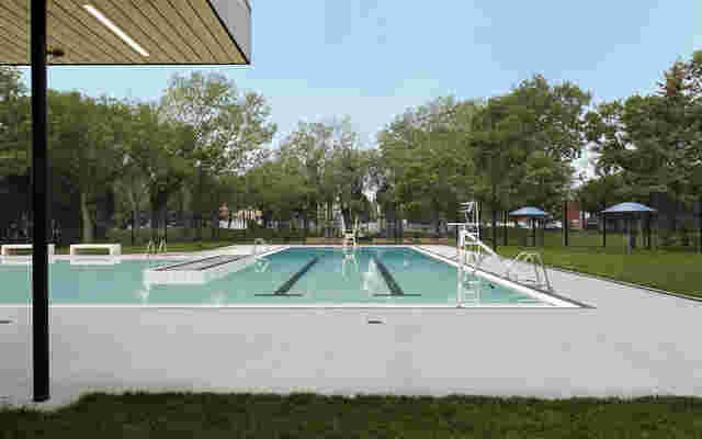 Maple Leaf Outdoor Pool