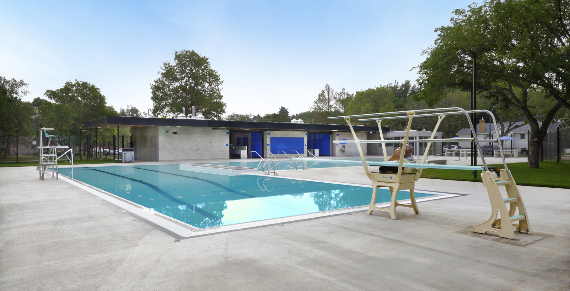 An image depicting P3A's Maple Leaf Outdoor Pool project.