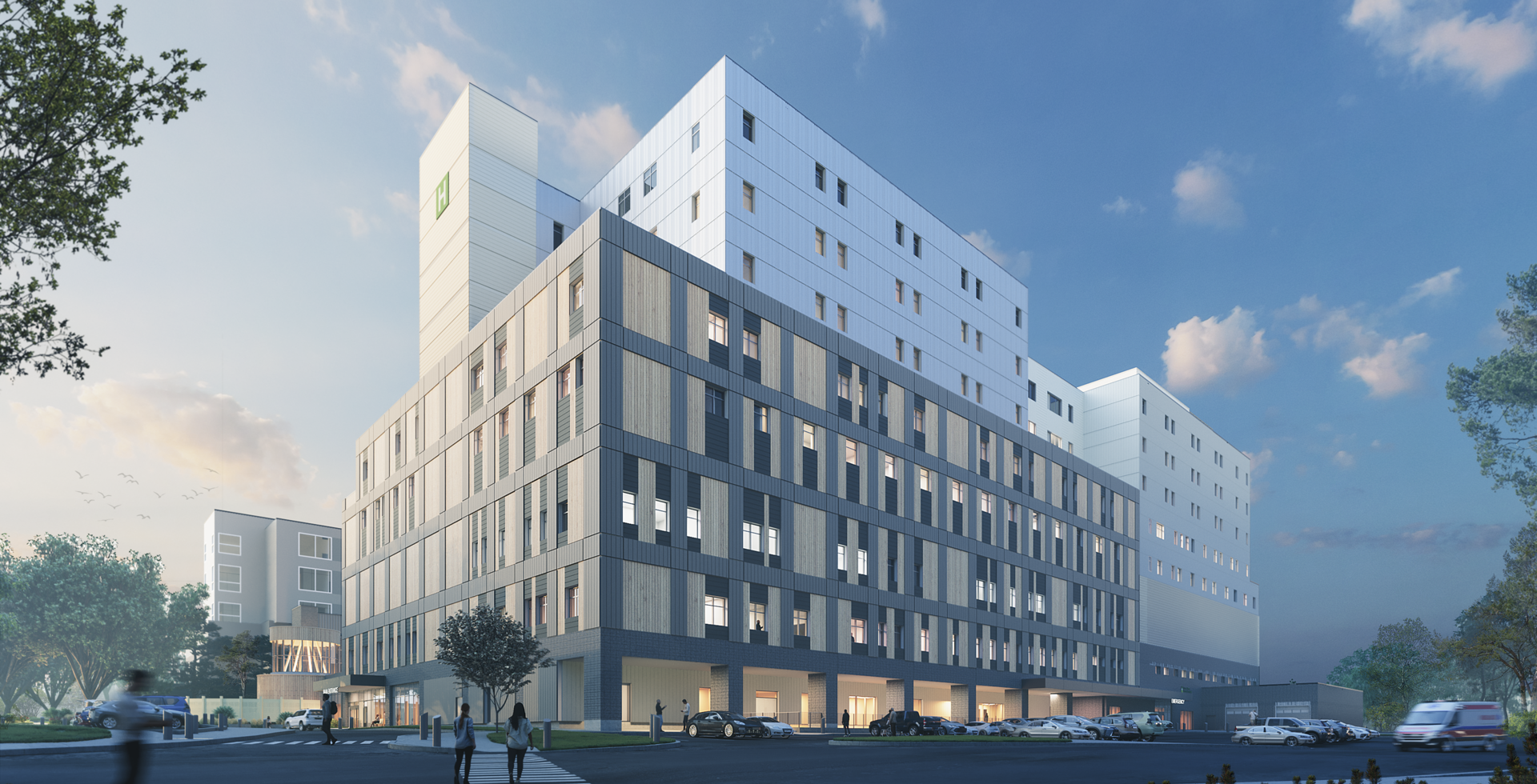 An image depicting P3A's Prince Albert Victoria Hospital project.