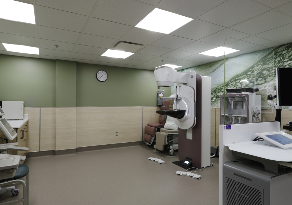 An image of P3A's Breast Health Centre project.