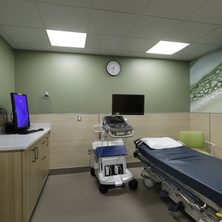 An image of P3A's Breast Health Centre project.