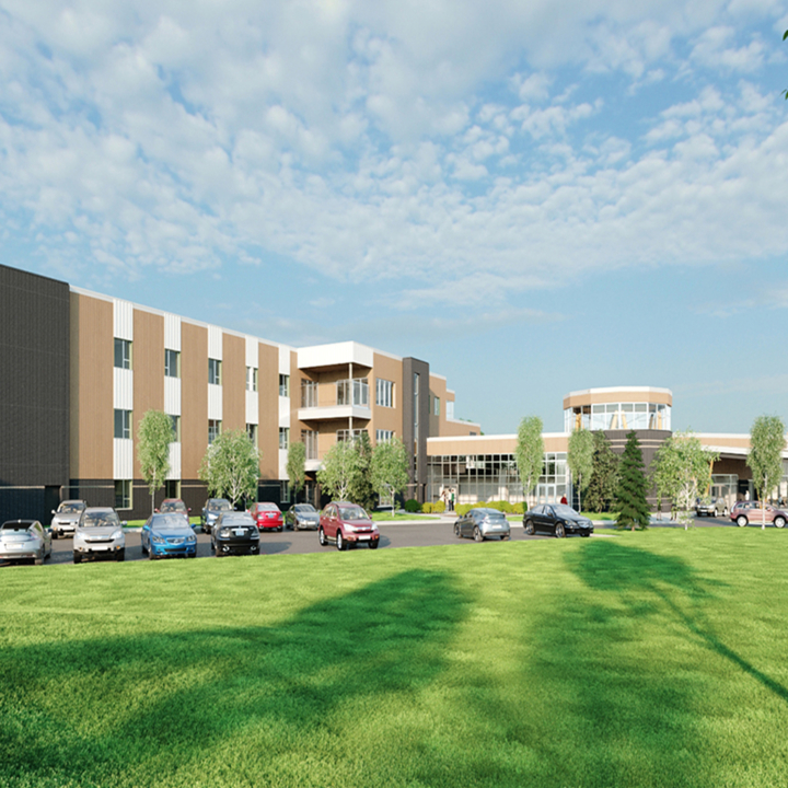 An image of P3A's La Ronge Long Term Care Facility project.
