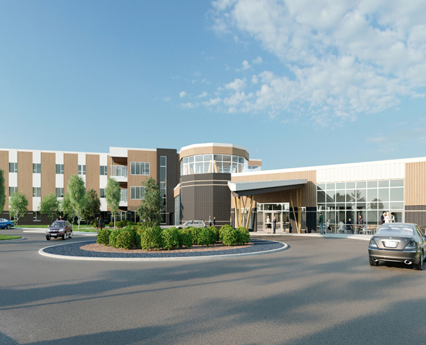 An image depicitng P3A's La Ronge Long Term Care Facility project.
